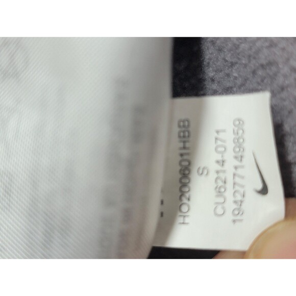 Nike Dri-FIT Hoodie Mens Small Gray Standard Fit Pullover Zip Pocket CU6214-071 - Picture 9 of 13